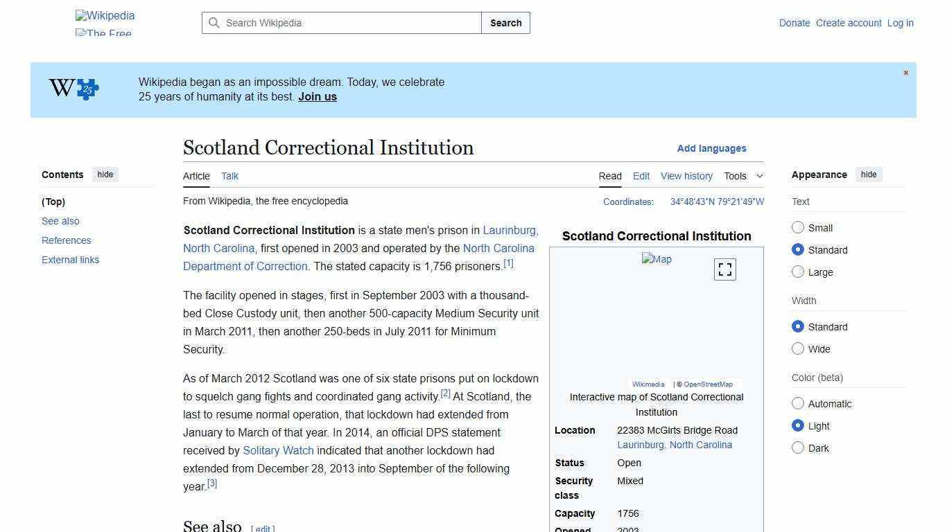 Scotland Correctional Institution - Wikipedia